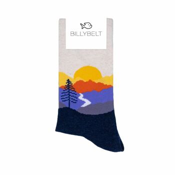 Chaussettes en coton peigné À motifs - Colorado 1