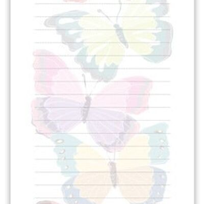 Mémo achat  -Design: Papillon (SKU: 5749)