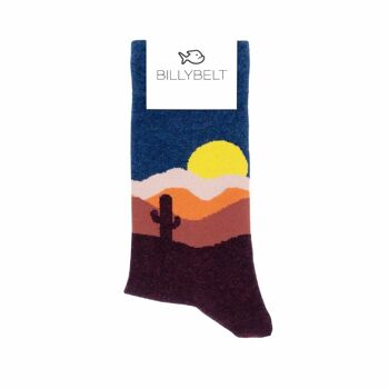 Chaussettes en coton peigné À motifs - Arizona 1