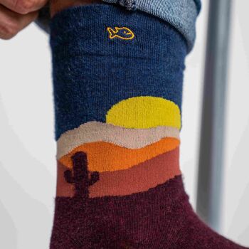 Chaussettes en coton peigné À motifs - Arizona 3