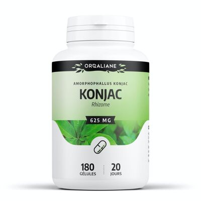 Konjac - 625 mg - 180 gélules