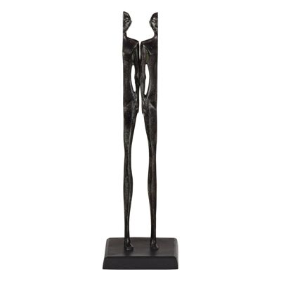 FIGURE BLACK ALUMINUM DECORATION CT607717