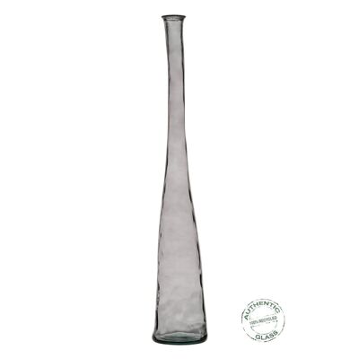 RECYCLED GLASS GRAY VASE DECORATION CT608147