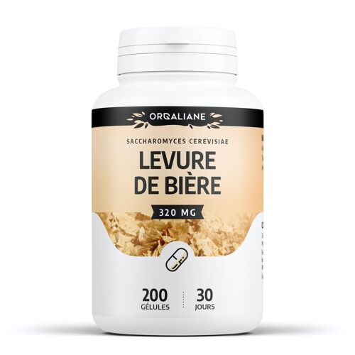 Levure de bière revivifiable - 320 mg - 200 gélules