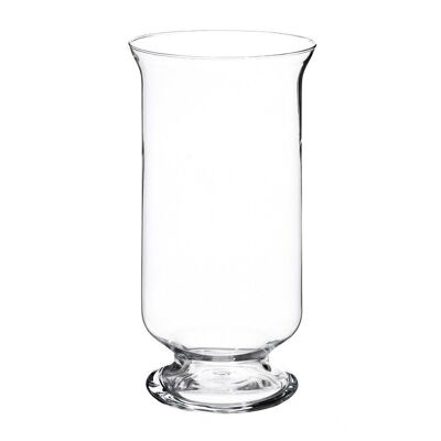 TRANSPARENT GLASS CANDLE HOLDER CT121354
