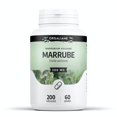 Marrubio - 200 mg - 200 cápsulas