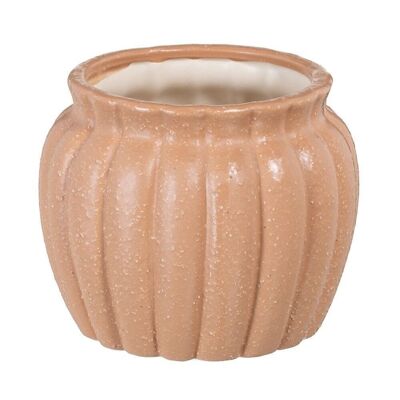 SALMON CERAMIC PLANTER DECORATION CT604688