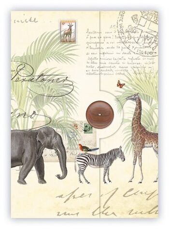 Bloc Notes DIN A5 - Design : Afrique (SKU : 9064)