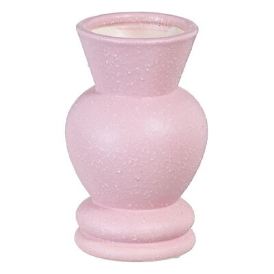 JARRÓN ROSA CERÁMICA DECORACIÓN CT604713