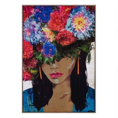 PAINTING PICTURE WOMAN CANVAS DECORATION CT605763