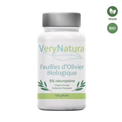 Feuilles d'Olivier Bio à 5% d'Oleuropéine