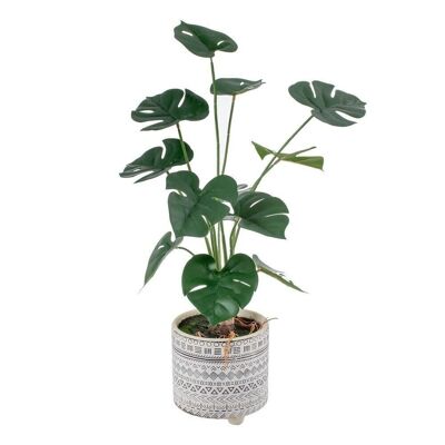 ARTIFICIAL GREEN MONSTERA PLANT CT602144