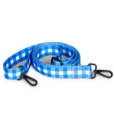 Bandolera para bolso de paseo individual VICHY AZUL