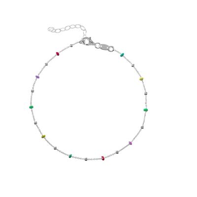Soraya Multicolor Silver Bracelet