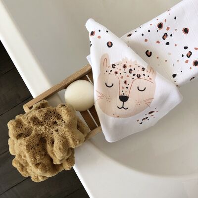 Set of 3 large washable panther wipes