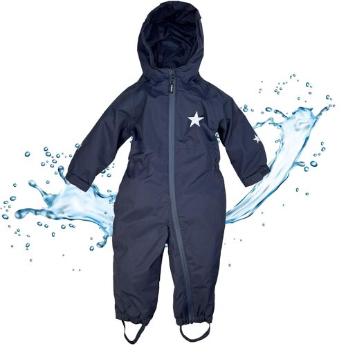 Regenanzug für Kinder - atmungsaktiv & wasserdicht - dunkelblau / marine