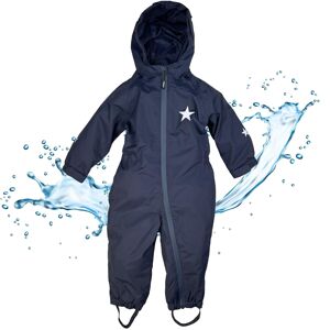 Combinaison de pluie pour enfants - respirante et imperméable - bleu foncé / marine