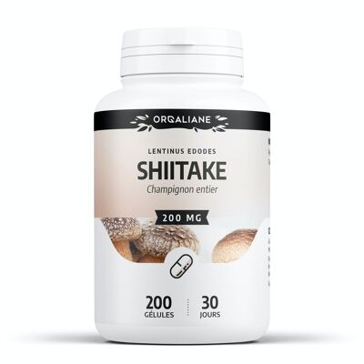 Shiitake - 200mg - 200 capsules