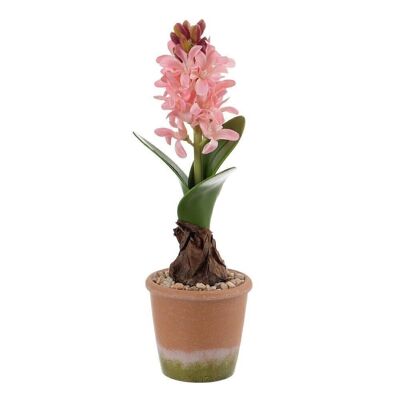 ARTIFICIAL PINK HYACINTH PLANT CT602156