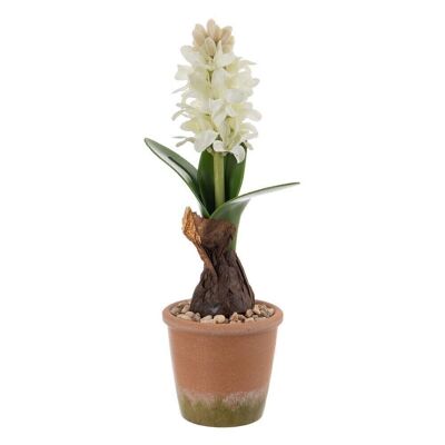 ARTIFICIAL WHITE HYACINTH PLANT CT602157