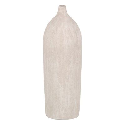 DECORAZIONE BOTTIGLIA CREMA SABBIA CERAMICA CT608360