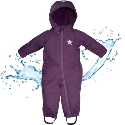 Rain suit for children - breathable & waterproof - berry