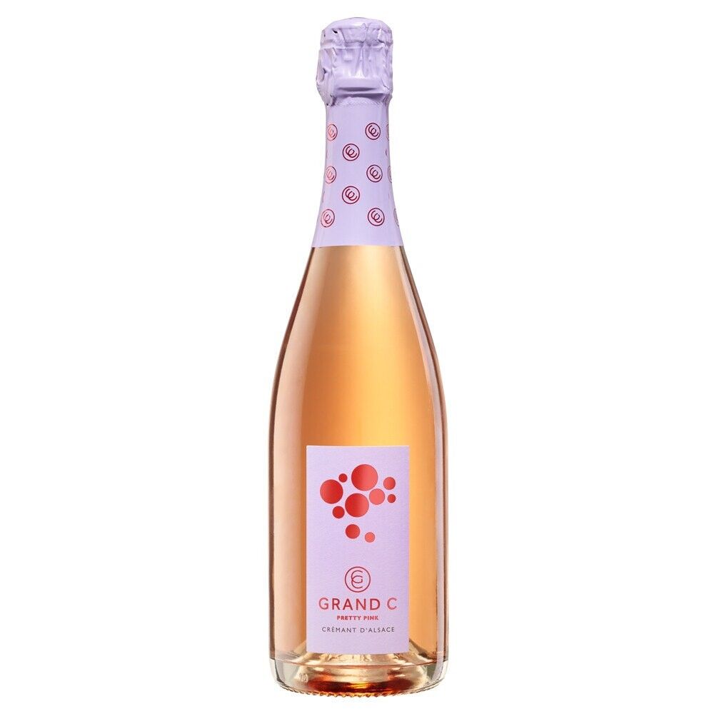 GRAND C Pretty Pink Demi Sec, Cremant d'Alsace