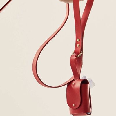 Hundetaschenhalter Rot