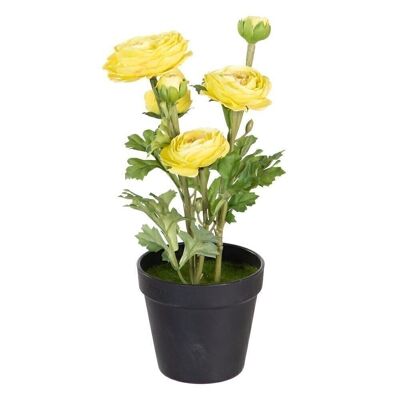 PLANTA FLOR NARANJA ARTIFICIAL CT604025