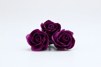 Fleur de savon – Rose petite violette 3