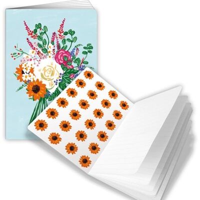 Splendid Notes A6, bouquet de fleurs (SKU: 5414)