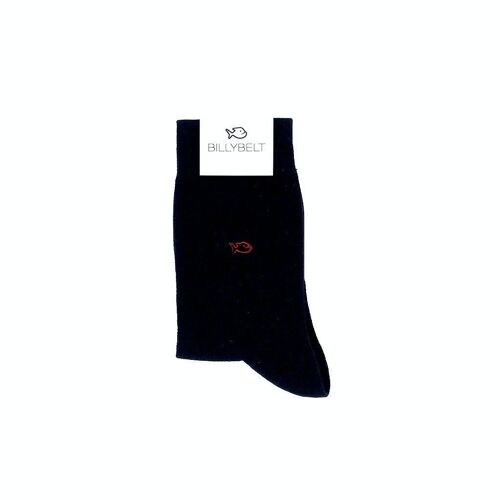 Chaussettes en coton peigné Unies - Midnight