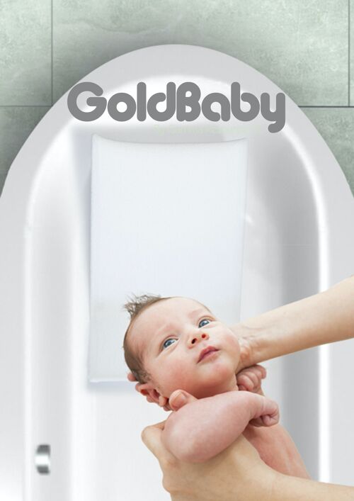 Hamaca de baño de toalla de Rizo desenfundable y lavable (segunda funda de obsequio) - Goldbaby - De 0 a 6 meses
