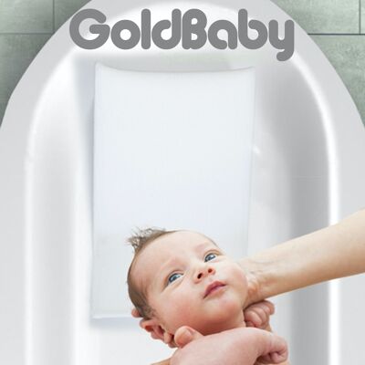 Badehängematte aus Frottee mit abnehmbarem und waschbarem Bezug (zweiter Geschenkbezug) – Goldbaby – von 0 bis 6 Monaten