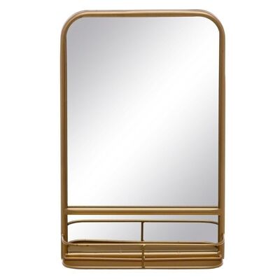 MIRROR SHELF GOLD METAL DECORATION CT607384