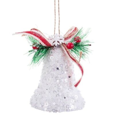 CHRISTMAS - BELL PENDANT WITH POLYFOAM TIE CT720936