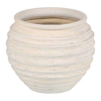 DEKO-Keramik-Creme-Pflanzgefäß CT608384