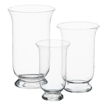 DÉCORATION DE VASE EN VERRE TRANSPARENT CT606027 2