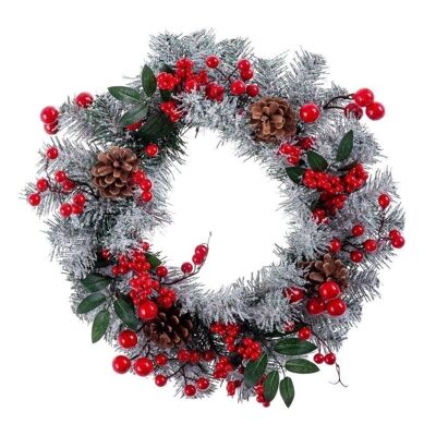 CHRISTMAS - WREATH HOLLY LEAVES CT721353