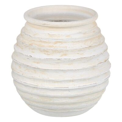 DEKO-Keramik-Creme-Pflanzgefäß CT608395