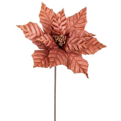 CHRISTMAS - POINSETTIA WOVEN ROSE-GOLD CT720954
