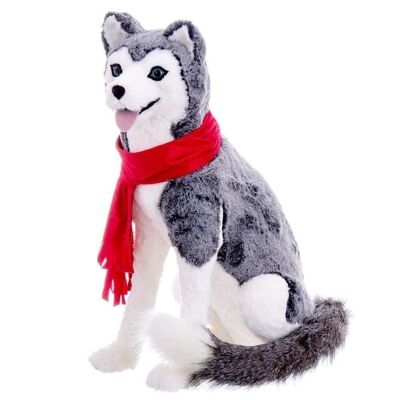 CHRISTMAS - DOG WITH POLYFOAM SCARF CT118652