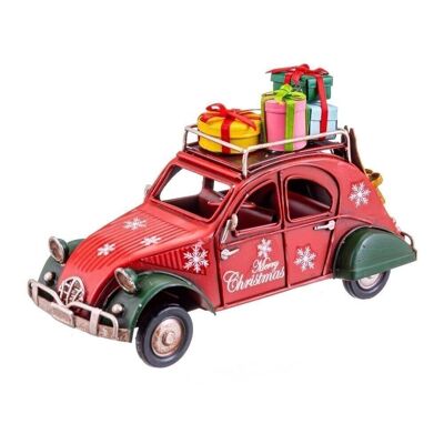 CHRISTMAS - CAR WITH METAL PACKAGES CT720559