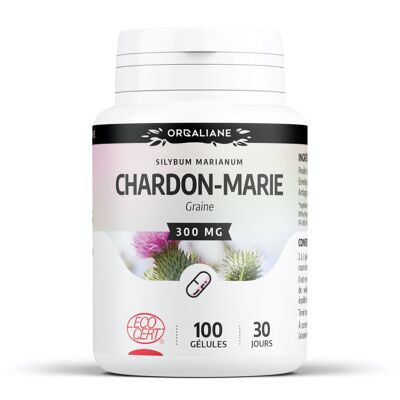 Cardo mariano biologico - 300 mg - 100 capsule