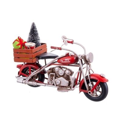 CHRISTMAS - MOTORCYCLE TREE METAL CT720562