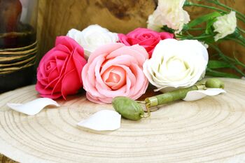 Fleur de savon – Rose moyenne Rose pâle 4