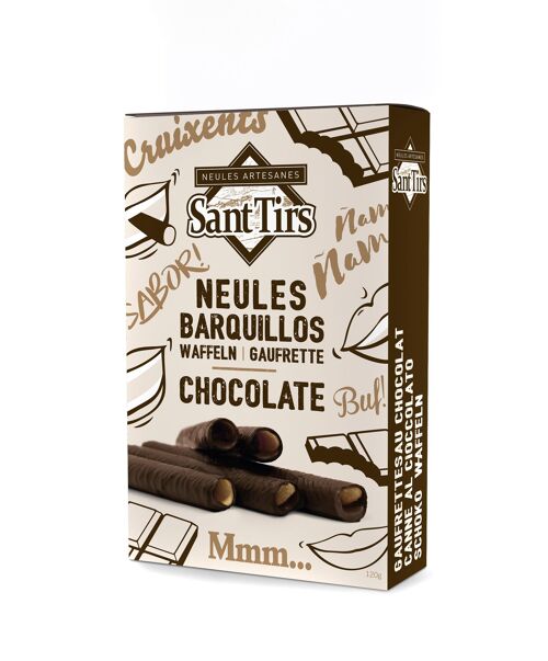 Barquillos chocolate estuche especial «bocas»