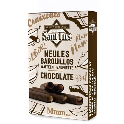 Barquillos chocolate estuche especial «bocas»