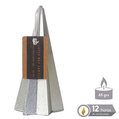 NATALE - CANDELA PIRAMIDALE IN ARGENTO DI NATALE CT701116