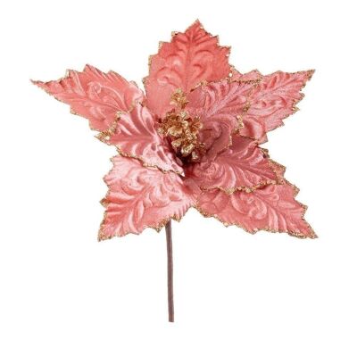 NATALE - SALMONE INTRECCIATO A POINSETTIA CT721374